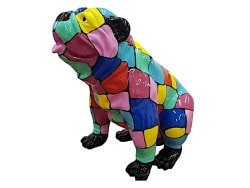 Französische Deko Bulldogge - Tierische Kunst