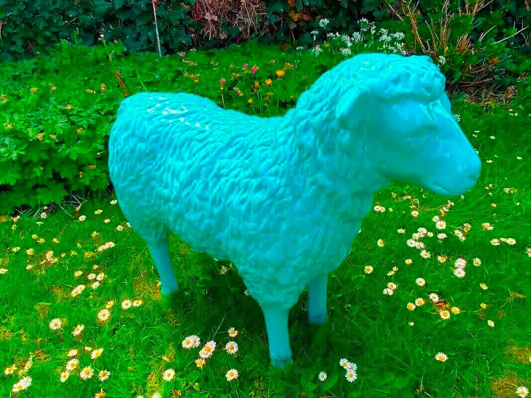Dekoration Schaf für Garten