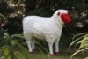 Kunst Schaf Kunterbunt rotes Gesicht