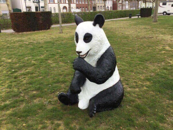 Deko Pandabär lebensgroß