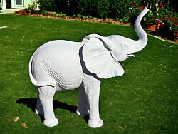 Deko Elefant als Rohling zum Bemalen