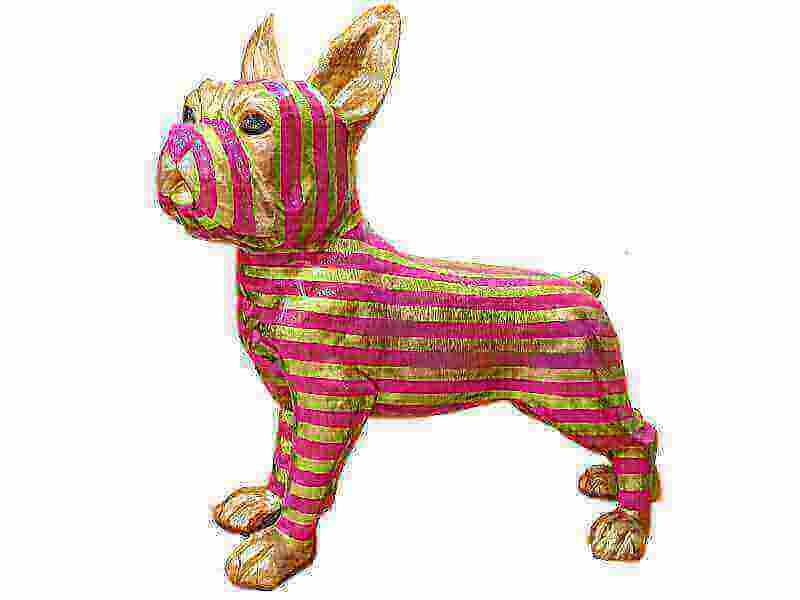 Riesige französische Deko Bulldoggen - Tierische Kunst