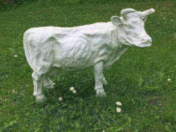 Kleine Deko Kuh als Rohling