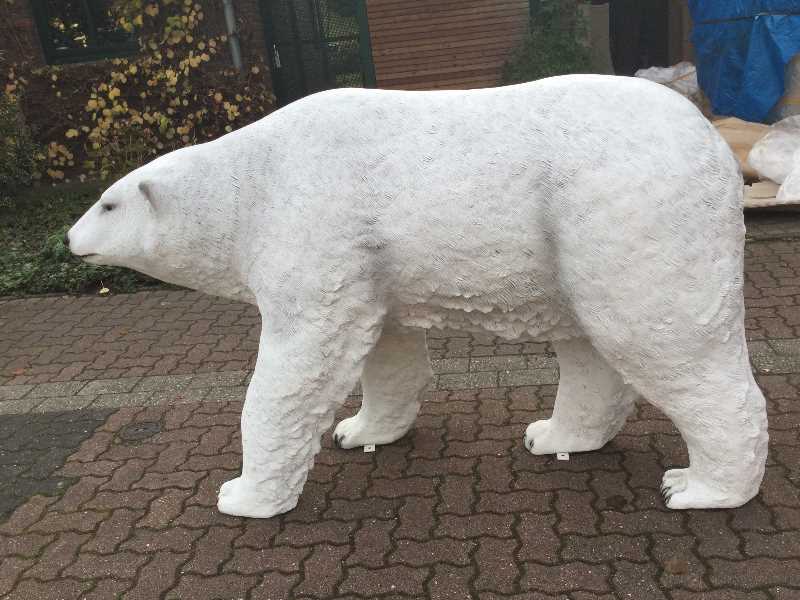 Lebensgrosser Deko Eisbär