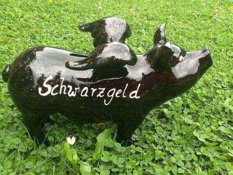 Sparschwein Schwarzgeld