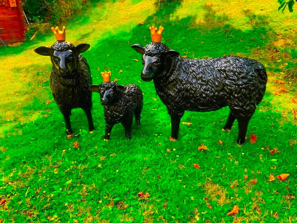 Familie Himmelsbote Schafe mit Krone