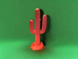 Riesiger Deko Kaktus orange