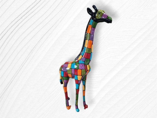 Designer Deko Giraffe Karo Design