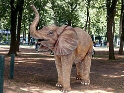 Deko Elefanten Baby natürlich